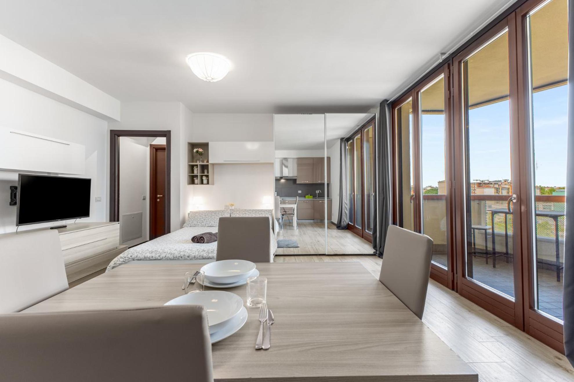 Apartament Monolocale Con Balcone Self Check In Milano Sempione Zewnętrze zdjęcie